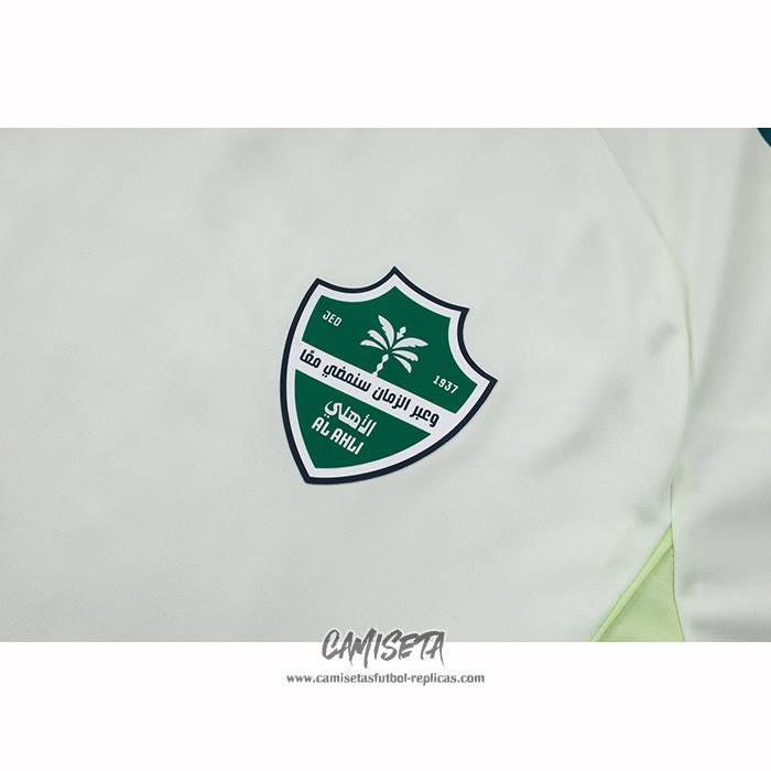 Chandal del Al-Ahli Saudi 2025-2026 Manga Corta Blanco - Pantalon Corto